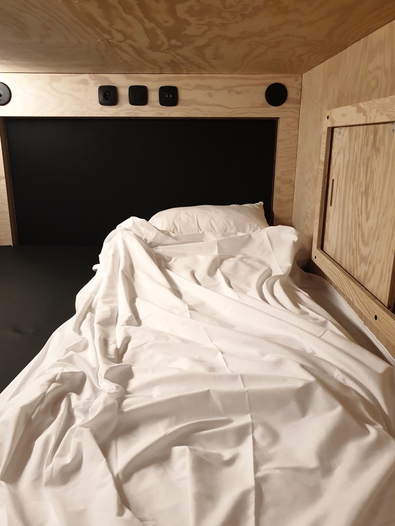 Where I slept in my cabin/coffin
